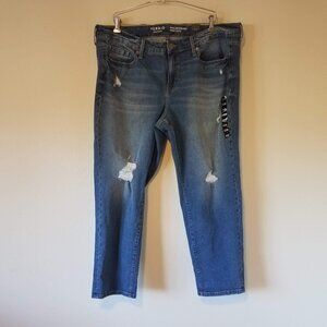 Torrid Jeans Perfect Boyfriend Ankle Vintage Stretch 20R Devil's Advocate NWT